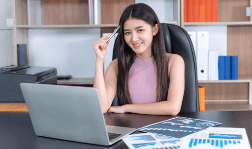 Business Woman in Office